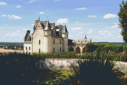 Castle In France Thirty [30] Baseplate PixelHobby Mini-mosaic Art Kit
